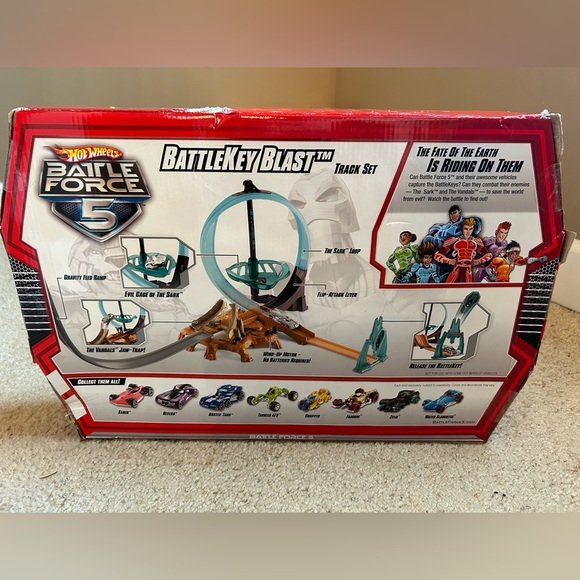 NIB Hot Wheels Battle Force 5 BattleKey Blast Special Battlezone Edition - Picture 2 of 3